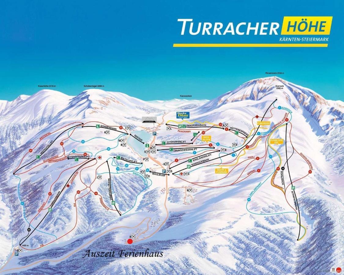 Auszeit Ferienhaus Fur 6 Personen ,Mit Grosser Terrasse Und Panoramablick, Turracher Hohe -A1 Haus 436 A Links- Extérieur photo
